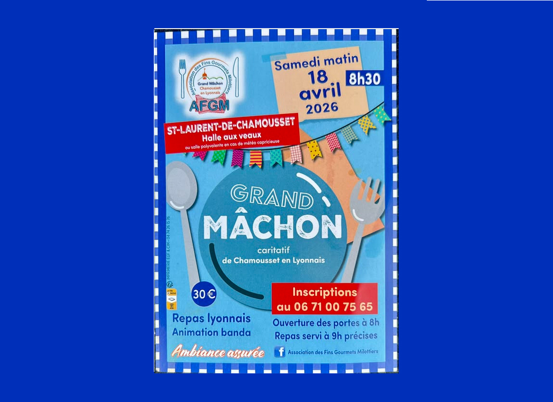 Le grand marché caritatif de saint laurent se tiendra le samedi 18 avril 2026.